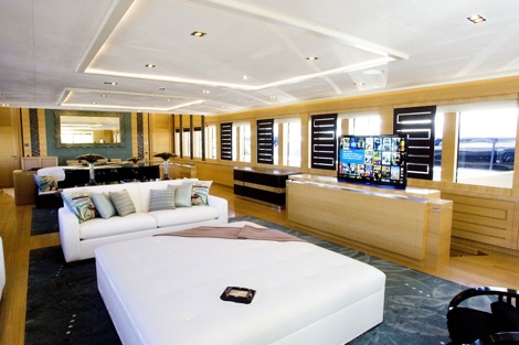 Image for article Palmer Johnson's DB9 receives 'first-class' entertainment system upgrade